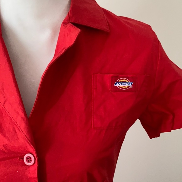 Dickies Worker Short Sleeve Minidress Sz Large - Picture 2 of 7